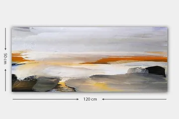 Canvastavla YTY Abstract & Fractals Flerfärgad - 120x50 cm - Inredning & dekor - Tavlor & konst - Canvastavla