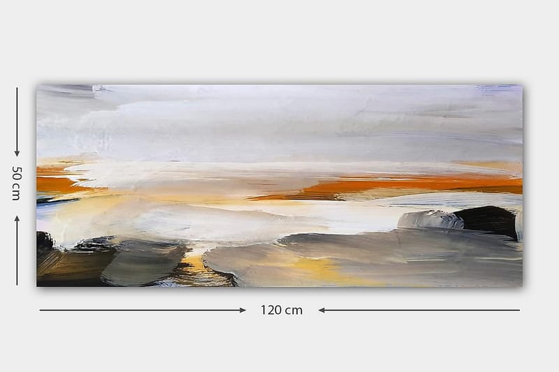 Canvastavla YTY Abstract & Fractals Flerfärgad - 120x50 cm - Inredning & dekor - Tavlor & konst - Canvastavla