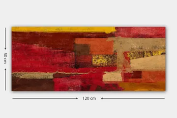 Canvastavla YTY Abstract & Fractals Flerfärgad - 120x50 cm - Inredning & dekor - Tavlor & konst - Canvastavla