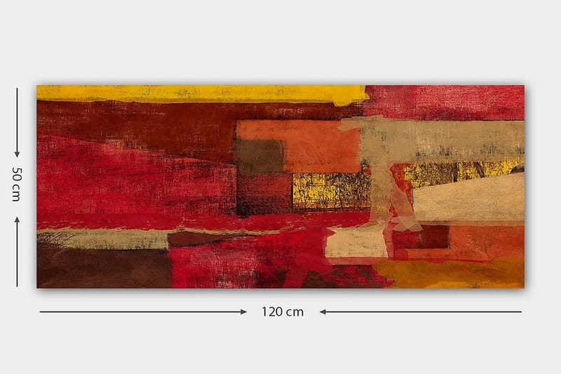 Canvastavla YTY Abstract & Fractals Flerfärgad - 120x50 cm - Inredning & dekor - Tavlor & konst - Canvastavla