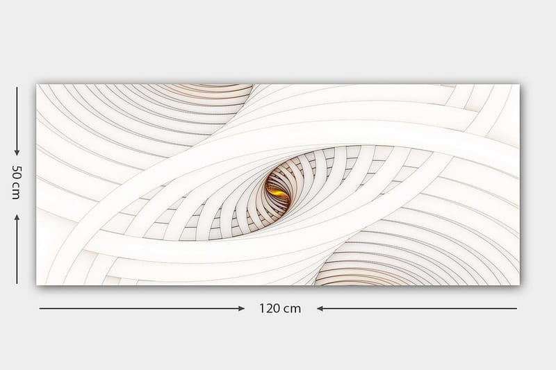 Canvastavla YTY Abstract & Fractals Flerfärgad - 120x50 cm - Inredning & dekor - Tavlor & konst - Canvastavla