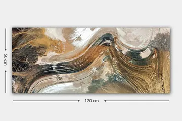 Canvastavla YTY Abstract & Fractals Flerfärgad - 120x50 cm - Inredning & dekor - Tavlor & konst - Canvastavla