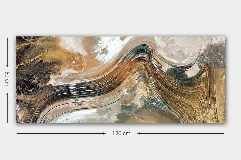 Canvastavla YTY Abstract & Fractals Flerfärgad - 120x50 cm - Inredning & dekor - Tavlor & konst - Canvastavla