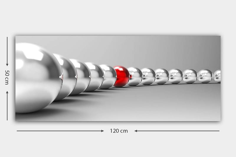 Canvastavla YTY Abstract & Fractals Flerfärgad - 120x50 cm - Inredning & dekor - Tavlor & konst - Canvastavla