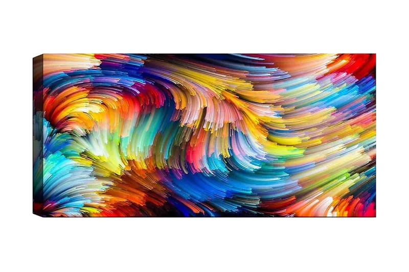Canvastavla YTY Abstract & Fractals Flerfärgad, 120x50 cm