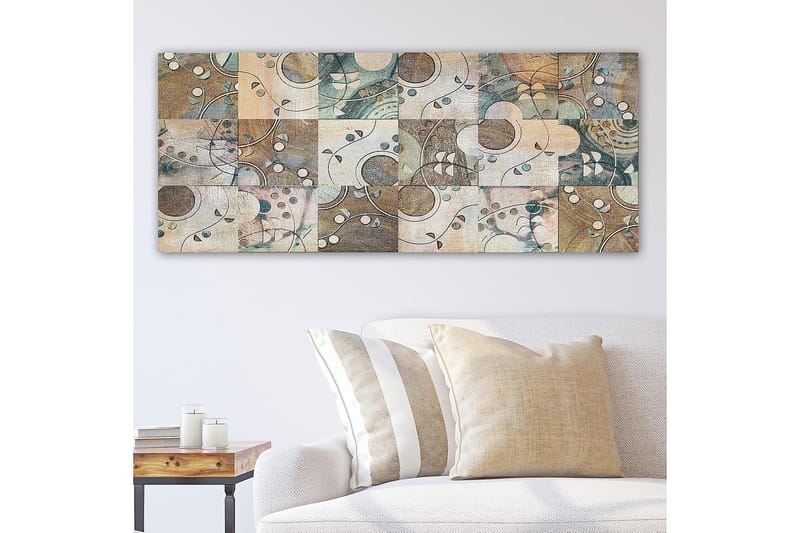 Canvastavla YTY Abstract & Fractals Flerfärgad - 120x50 cm - Inredning & dekor - Tavlor & konst - Canvastavla