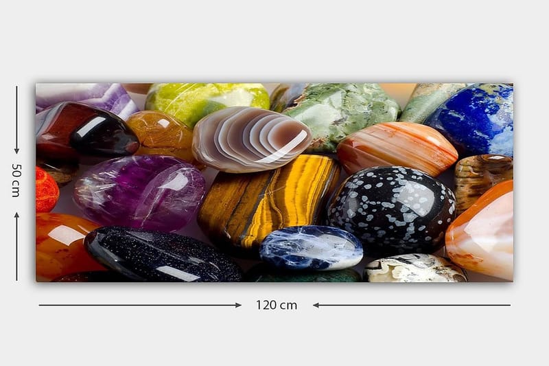 Canvastavla YTY Abstract & Fractals Flerfärgad - 120x50 cm - Inredning & dekor - Tavlor & konst - Canvastavla