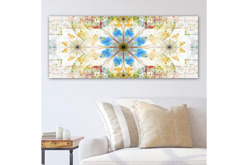 Canvastavla YTY Abstract & Fractals Flerfärgad - 120x50 cm - Inredning & dekor - Tavlor & konst - Canvastavla
