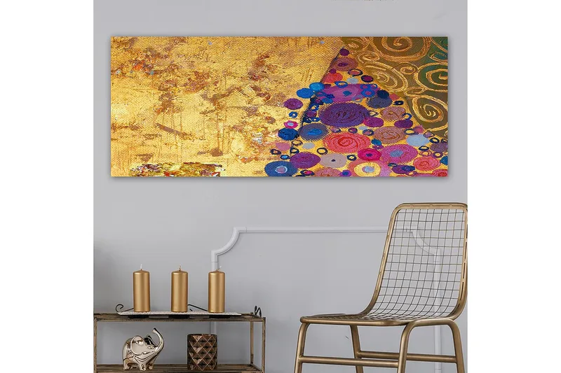 Canvastavla YTY Abstract & Fractals Flerfärgad - 120x50 cm - Inredning & dekor - Tavlor & konst - Canvastavla