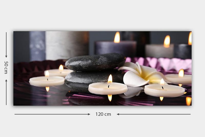 Canvastavla YTY Abstract & Fractals Flerfärgad - 120x50 cm - Inredning & dekor - Tavlor & konst - Canvastavla