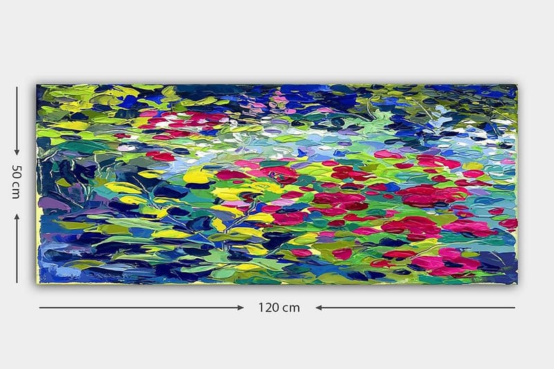 Canvastavla YTY Abstract & Fractals Flerfärgad - 120x50 cm - Inredning & dekor - Tavlor & konst - Canvastavla