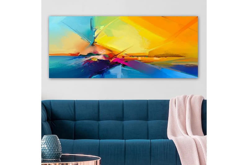 Canvastavla YTY Abstract & Fractals Flerfärgad - 120x50 cm - Inredning & dekor - Tavlor & konst - Canvastavla