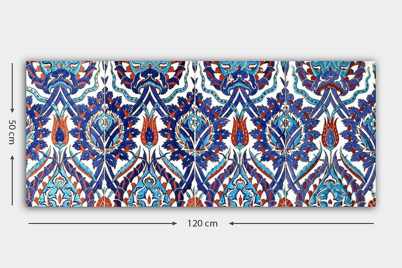 Canvastavla YTY Abstract & Fractals Flerfärgad - 120x50 cm - Inredning & dekor - Tavlor & konst - Canvastavla