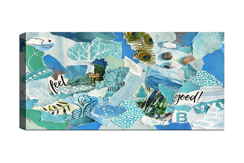 Canvastavla YTY Abstract & Fractals Flerfärgad, 120x50 cm