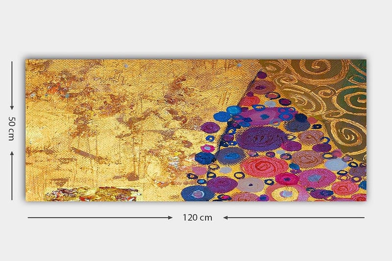 Canvastavla YTY Abstract & Fractals Flerfärgad - 120x50 cm - Inredning & dekor - Tavlor & konst - Canvastavla