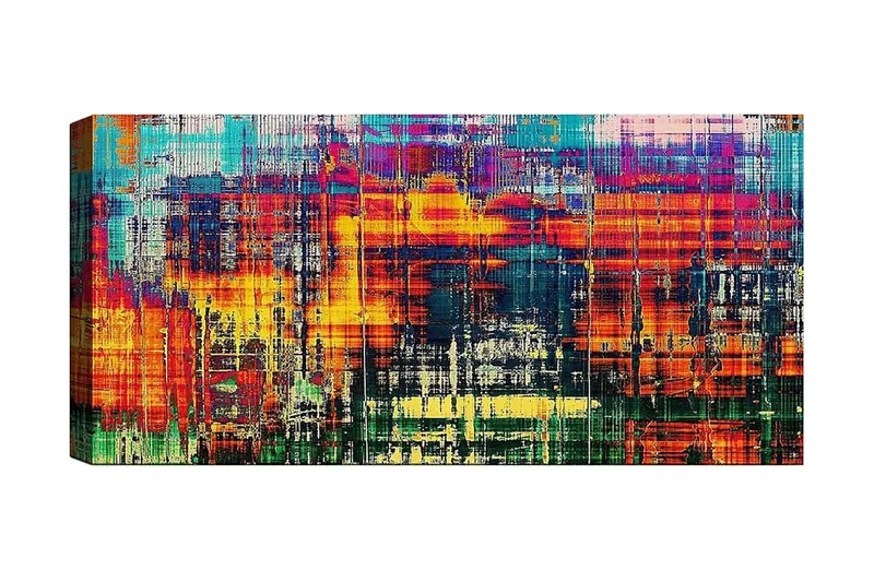 Canvastavla YTY Abstract & Fractals Flerfärgad, 120x50 cm