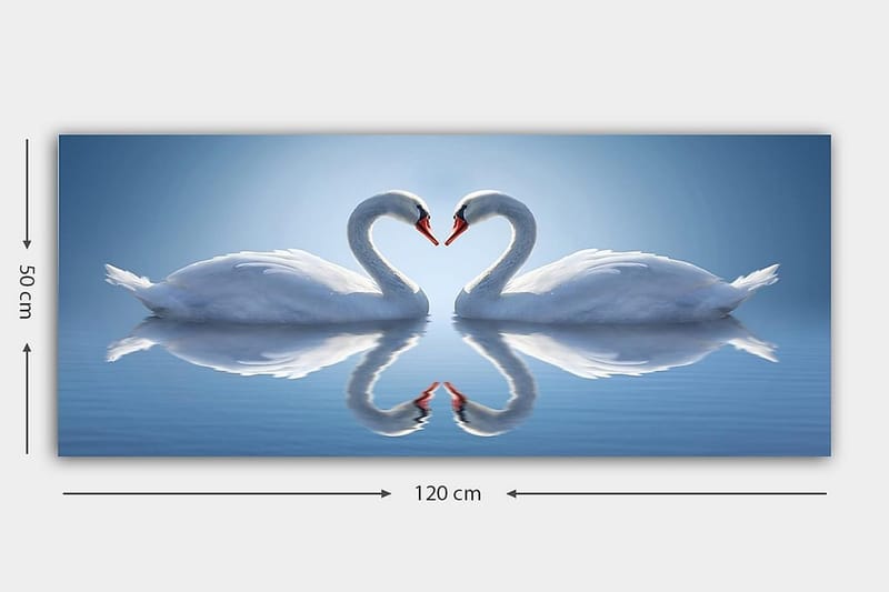 Canvastavla YTY Abstract & Fractals Flerfärgad - 120x50 cm - Inredning & dekor - Tavlor & konst - Canvastavla