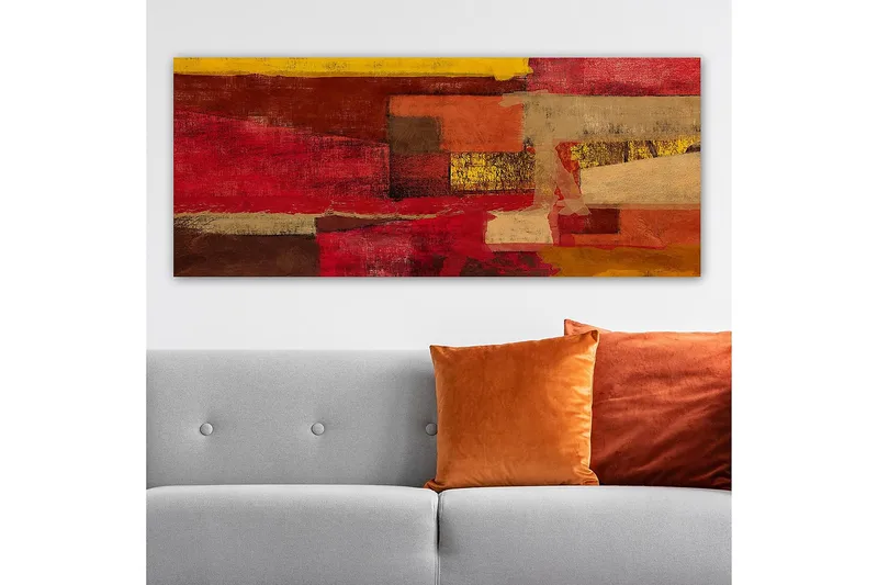 Canvastavla YTY Abstract & Fractals Flerfärgad - 120x50 cm - Inredning & dekor - Tavlor & konst - Canvastavla