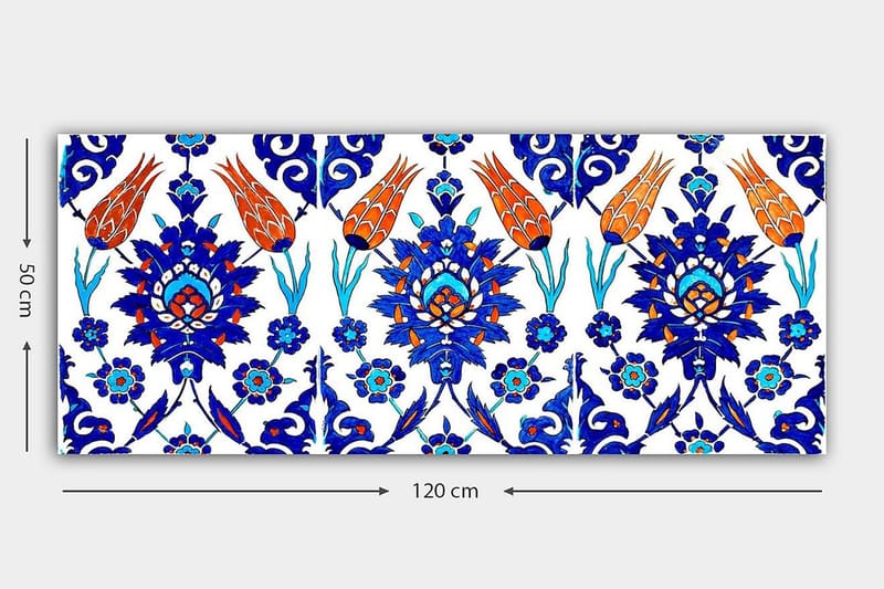 Canvastavla YTY Abstract & Fractals Flerfärgad - 120x50 cm - Inredning & dekor - Tavlor & konst - Canvastavla