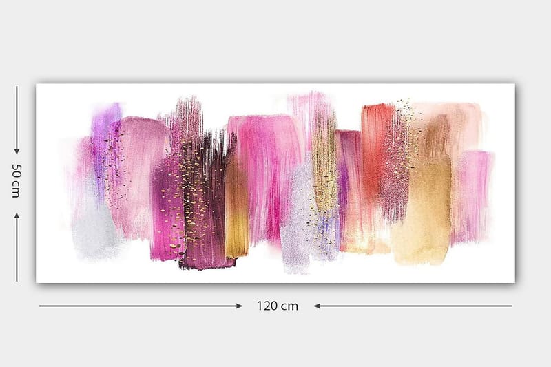 Canvastavla YTY Abstract & Fractals Flerfärgad - 120x50 cm - Inredning & dekor - Tavlor & konst - Canvastavla