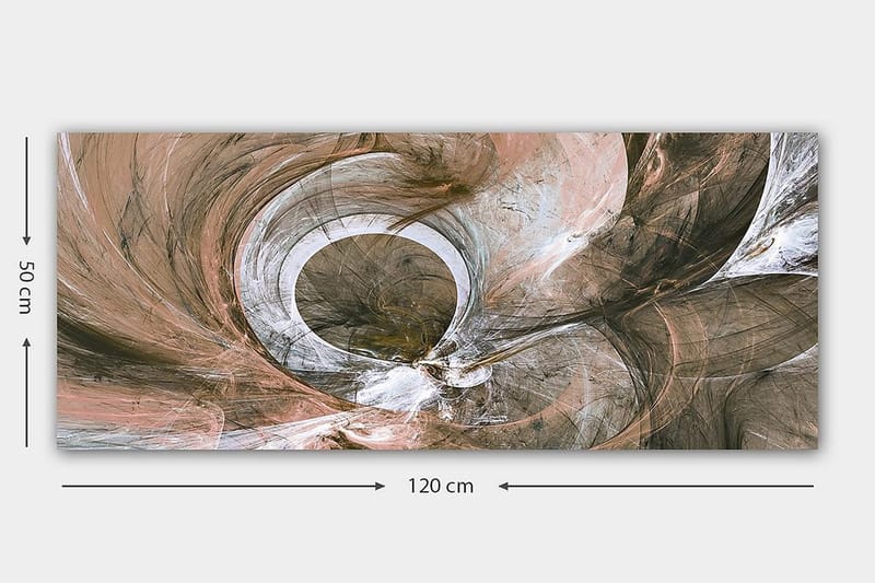 Canvastavla YTY Abstract & Fractals Flerfärgad - 120x50 cm - Inredning & dekor - Tavlor & konst - Canvastavla