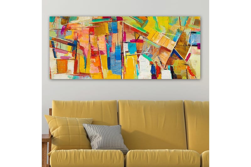 Canvastavla YTY Abstract & Fractals Flerfärgad - 120x50 cm - Inredning & dekor - Tavlor & konst - Canvastavla