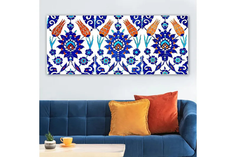 Canvastavla YTY Abstract & Fractals Flerfärgad - 120x50 cm - Inredning & dekor - Tavlor & konst - Canvastavla