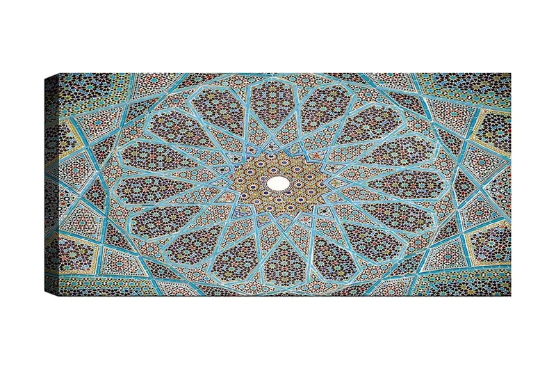 Canvastavla YTY Abstract & Fractals Flerfärgad - 120x50 cm - Inredning & dekor - Tavlor & konst - Canvastavla