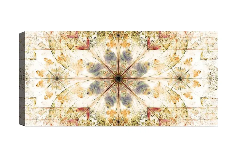 Canvastavla YTY Abstract & Fractals Flerfärgad, 120x50 cm