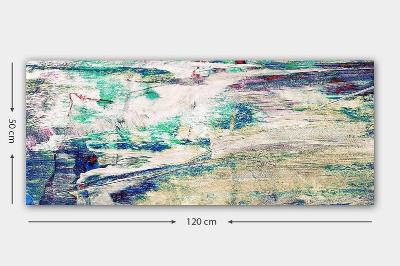 Canvastavla YTY Abstract & Fractals Flerfärgad - 120x50 cm - Inredning & dekor - Tavlor & konst - Canvastavla