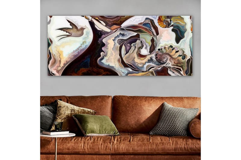 Canvastavla YTY Abstract & Fractals Flerfärgad - 120x50 cm - Inredning & dekor - Tavlor & konst - Canvastavla