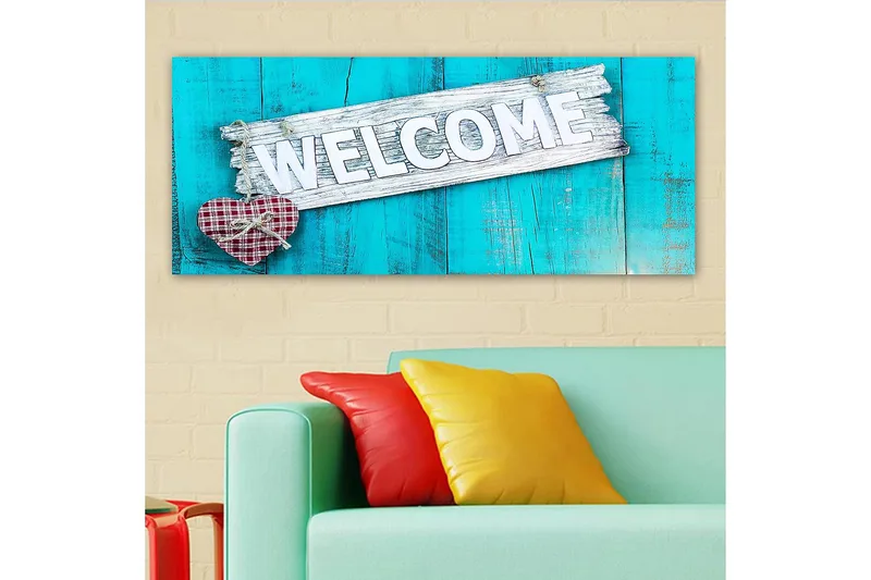 Canvastavla YTY Abstract & Fractals Flerfärgad - 120x50 cm - Inredning & dekor - Tavlor & konst - Canvastavla