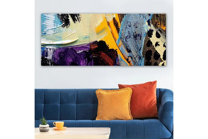 Canvastavla YTY Abstract & Fractals Flerfärgad - 120x50 cm - Inredning & dekor - Tavlor & konst - Canvastavla