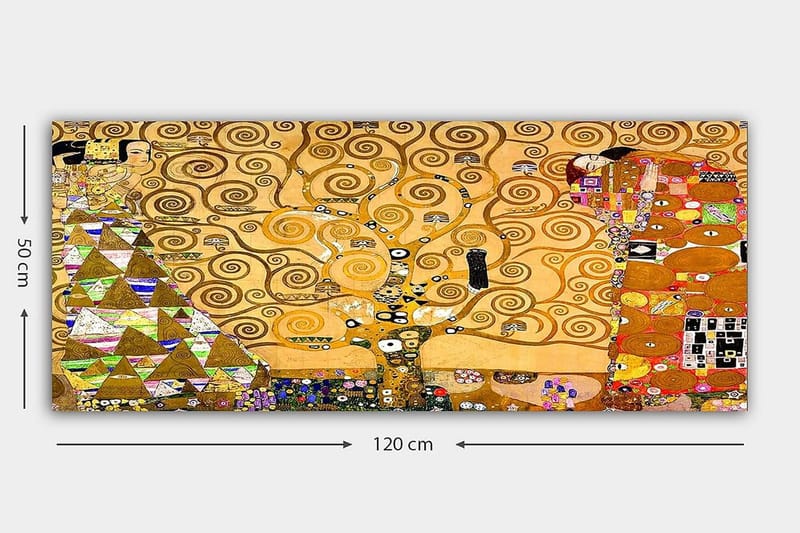 Canvastavla YTY Abstract & Fractals Flerfärgad - 120x50 cm - Inredning & dekor - Tavlor & konst - Canvastavla