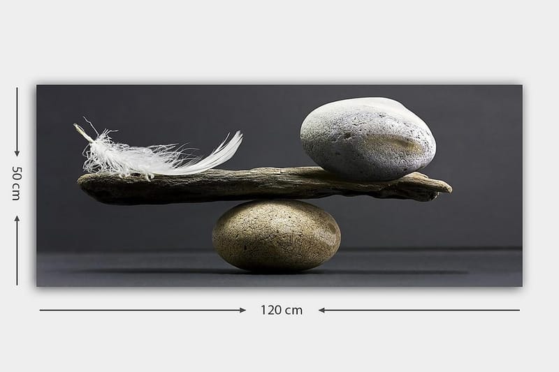 Canvastavla YTY Abstract & Fractals Flerfärgad - 120x50 cm - Inredning & dekor - Tavlor & konst - Canvastavla