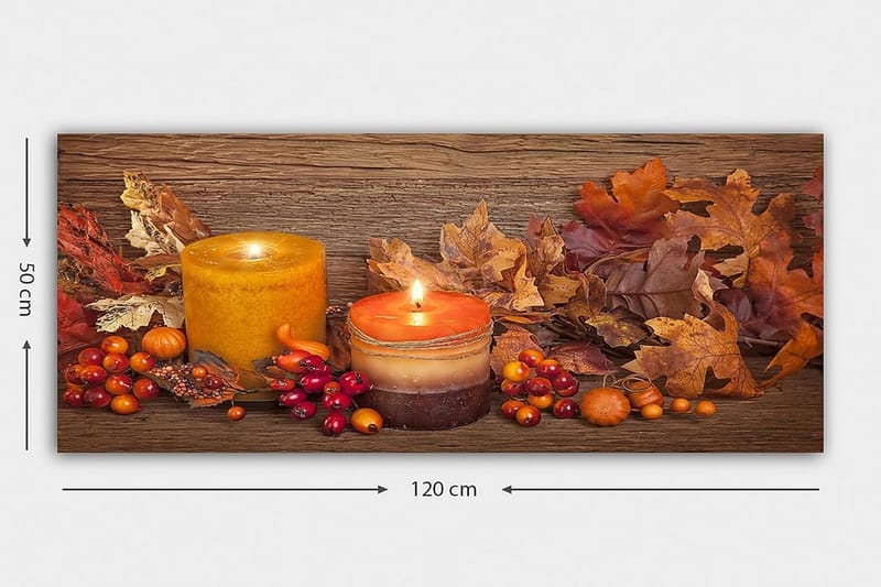 Canvastavla YTY Abstract & Fractals Flerfärgad - 120x50 cm - Inredning & dekor - Tavlor & konst - Canvastavla