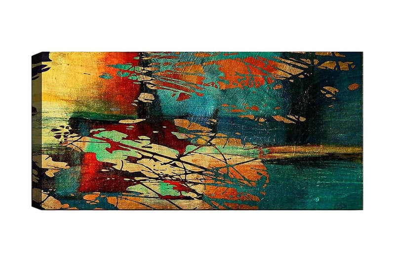 Canvastavla YTY Abstract & Fractals Flerfärgad - 120x50 cm - Inredning & dekor - Tavlor & konst - Canvastavla