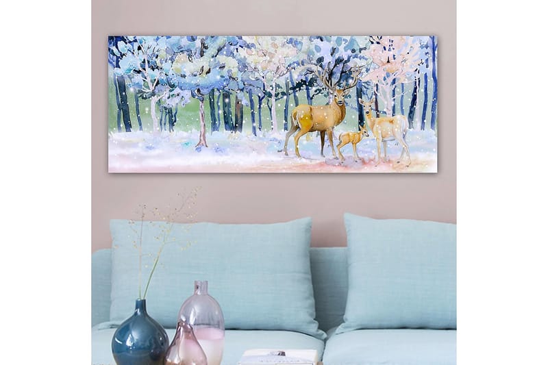 CANVASTAVLA YTY Animals Flerfärgad 120x50 cm - Inredning & dekor - Tavlor & konst - Canvastavla