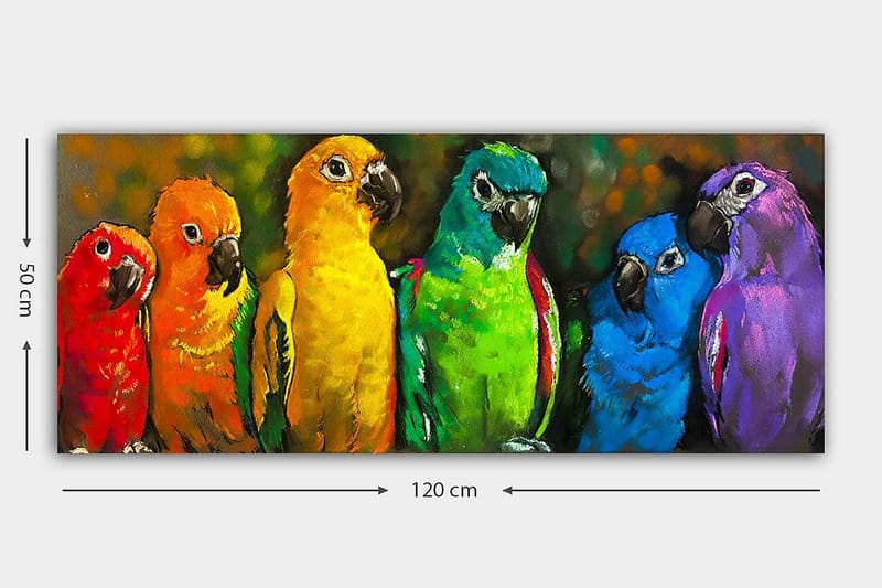 CANVASTAVLA YTY Animals Flerfärgad 120x50 cm - Inredning & dekor - Tavlor & konst - Canvastavla