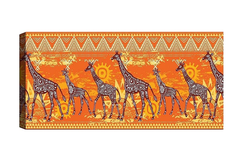 CANVASTAVLA YTY Animals Flerfärgad 120x50 cm - Inredning & dekor - Tavlor & konst - Canvastavla