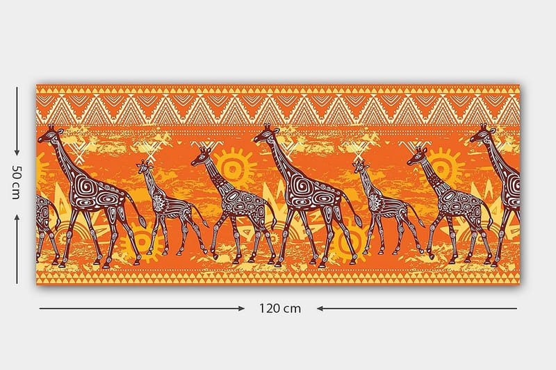 CANVASTAVLA YTY Animals Flerfärgad 120x50 cm - Inredning & dekor - Tavlor & konst - Canvastavla