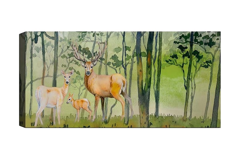 CANVASTAVLA YTY Animals Flerfärgad 120x50 cm - Inredning & dekor - Tavlor & konst - Canvastavla