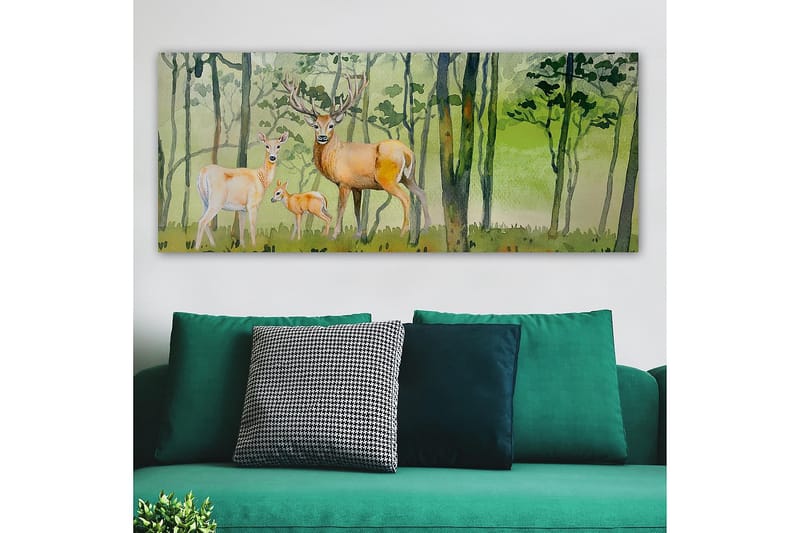 CANVASTAVLA YTY Animals Flerfärgad 120x50 cm - Inredning & dekor - Tavlor & konst - Canvastavla
