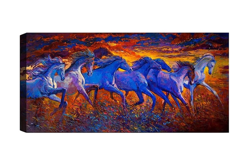 CANVASTAVLA YTY Animals Flerfärgad 120x50 cm - Inredning & dekor - Tavlor & konst - Canvastavla