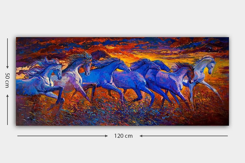 CANVASTAVLA YTY Animals Flerfärgad 120x50 cm - Inredning & dekor - Tavlor & konst - Canvastavla