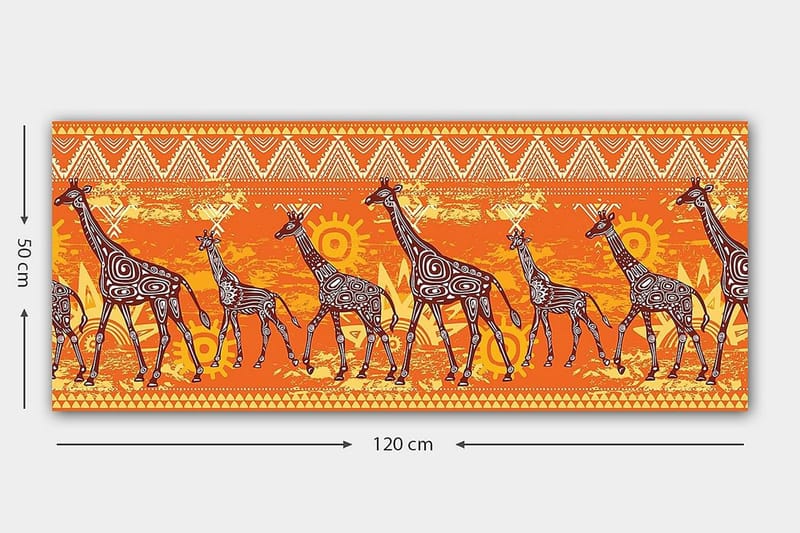 Canvastavla YTY Animals Flerfärgad - 120x50 cm - Inredning & dekor - Tavlor & konst - Canvastavla