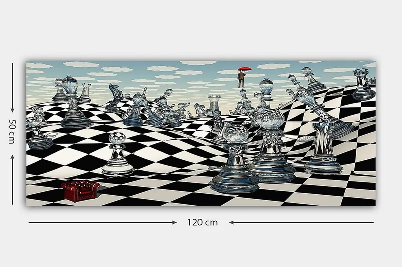 Canvastavla YTY Animals Flerfärgad - 120x50 cm - Inredning & dekor - Tavlor & konst - Canvastavla