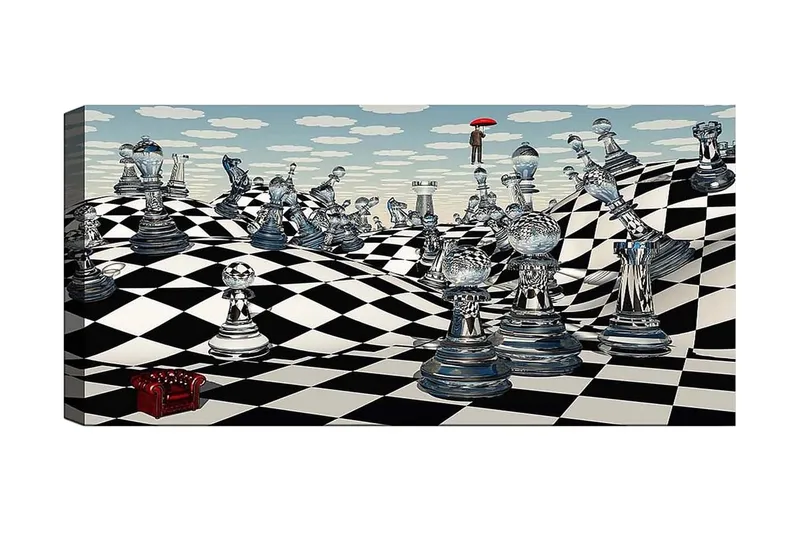 Canvastavla YTY Animals Flerfärgad, 120x50 cm