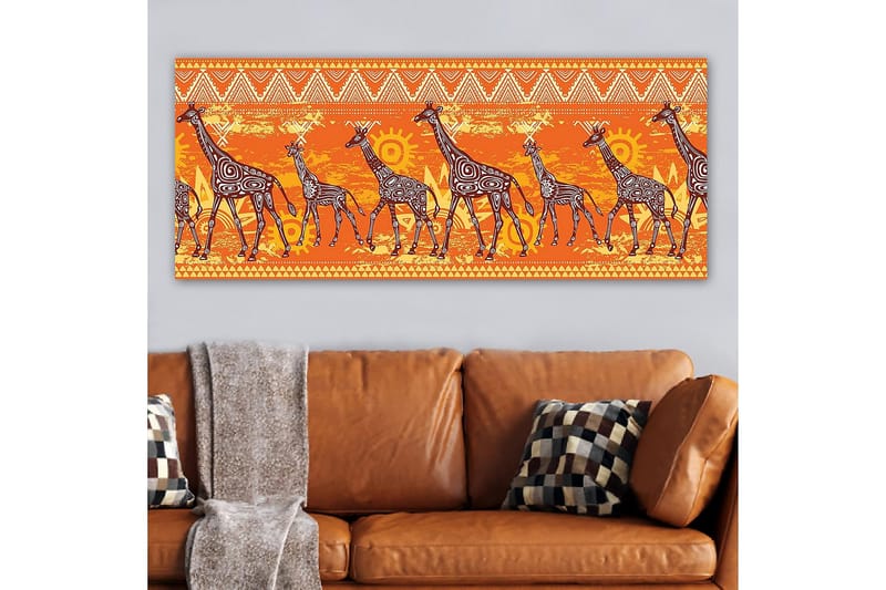 Canvastavla YTY Animals Flerfärgad - 120x50 cm - Inredning & dekor - Tavlor & konst - Canvastavla