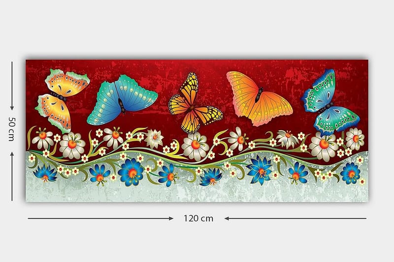 Canvastavla YTY Animals Flerfärgad - 120x50 cm - Inredning & dekor - Tavlor & konst - Canvastavla